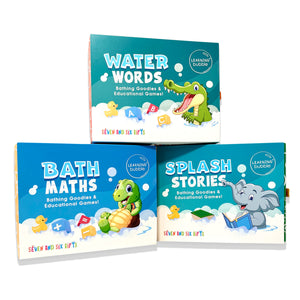 Bath Maths: Bath Toys and Kids Educational Games for 3+ year olds with bath crayons